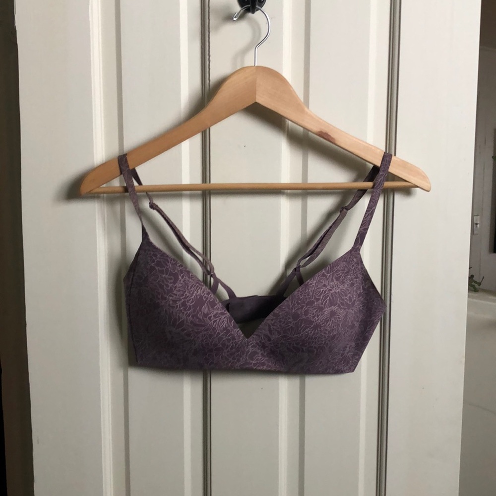 Floral lululemon padded bra. 34C